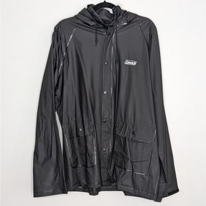 Coleman Waterproof Rain Jacket Black Medium